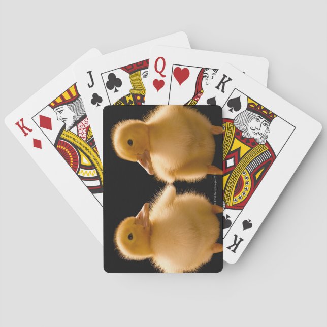 Baraja De Cartas Dos anadones que miran uno otro (Reverso)