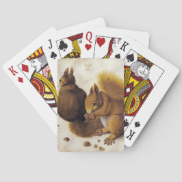 Baraja De Cartas Dos ardillas rojas (por Albrecht Dürer)