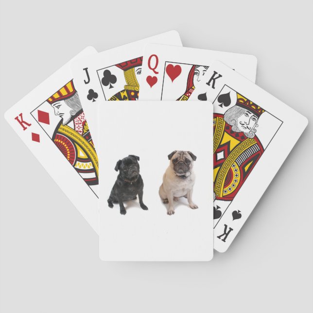 Baraja De Cartas Dos bichos un beige uno negro (Reverso)