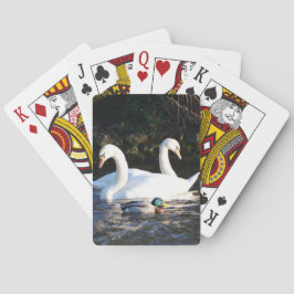 Baraja De Cartas Dos cisnes y un pato