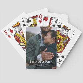 Baraja De Cartas "Dos de un tipo", regalo de fotografía Personaliza