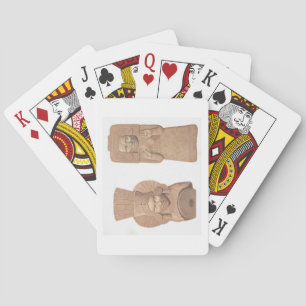 Baraja De Cartas Dos figuras de mujeres de Palenque, pla de la