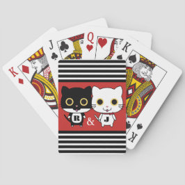 Baraja De Cartas Dos gatos Guay personalizados