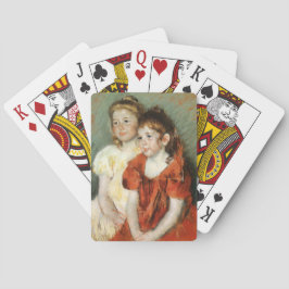 Baraja De Cartas Dos jóvenes Chicas felices (por Mary Cassatt)