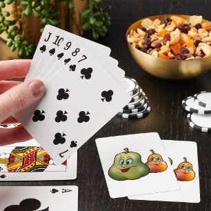 Baraja De Cartas Dos Peras Felices