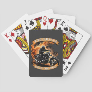 Baraja De Cartas Dos Ruedas Mueven La Motocicleta Soul