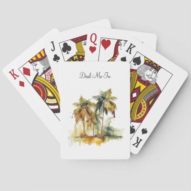 Baraja De Cartas Dosel de Esmeralda, personalizado (Reverso)