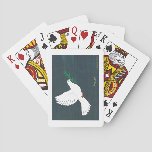 Baraja De Cartas Dove - Arte infantil para CHOC (Reverso)