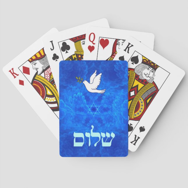 Baraja De Cartas Dove - Shalom (Reverso)