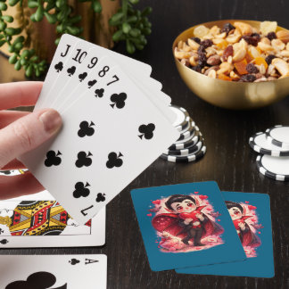 Baraja De Cartas Drácula divertido del día de San Valentín