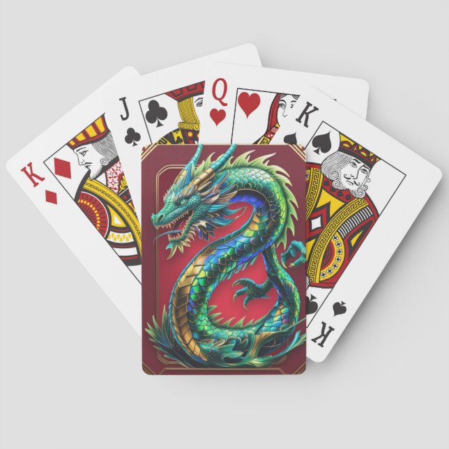 Baraja De Cartas Dragon  (Reverso)