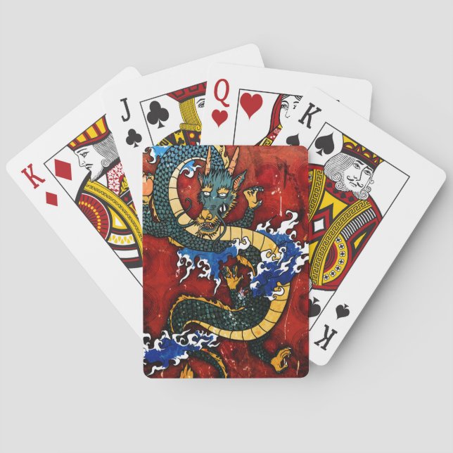 Baraja De Cartas Dragón (Reverso)