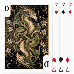 Baraja De Cartas Dragón, Arte del Tarot Starlit