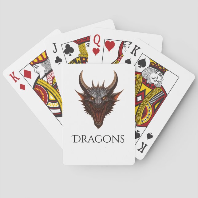 Baraja De Cartas Dragon cards (Reverso)