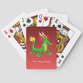 Baraja De Cartas Dragón Chino Dibujado a Mano