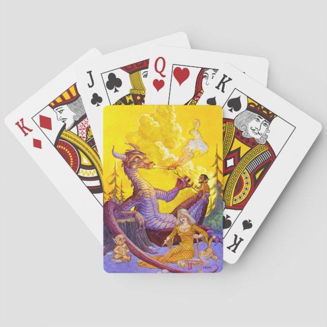Baraja De Cartas Dragon Cookout (Reverso)