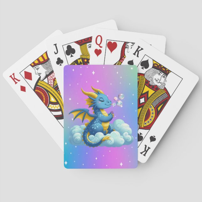 Baraja De Cartas Dragón Cuto/Whimsical (Reverso)