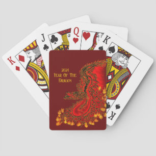 Baraja De Cartas Dragón De China, 2024 Año Del Dragón