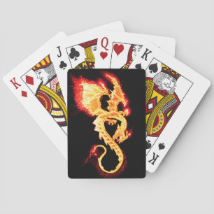 Baraja De Cartas dragón de fuego