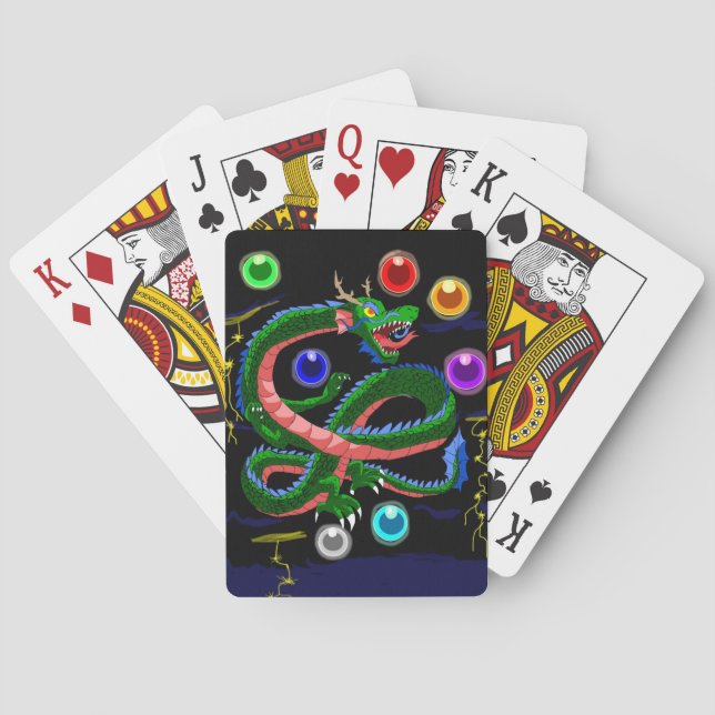 Baraja De Cartas Dragón de tormenta  (Reverso)