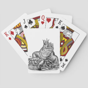 Baraja De Cartas Dragón en la roca