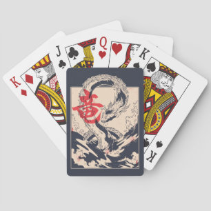 Baraja De Cartas Dragón marino japonés