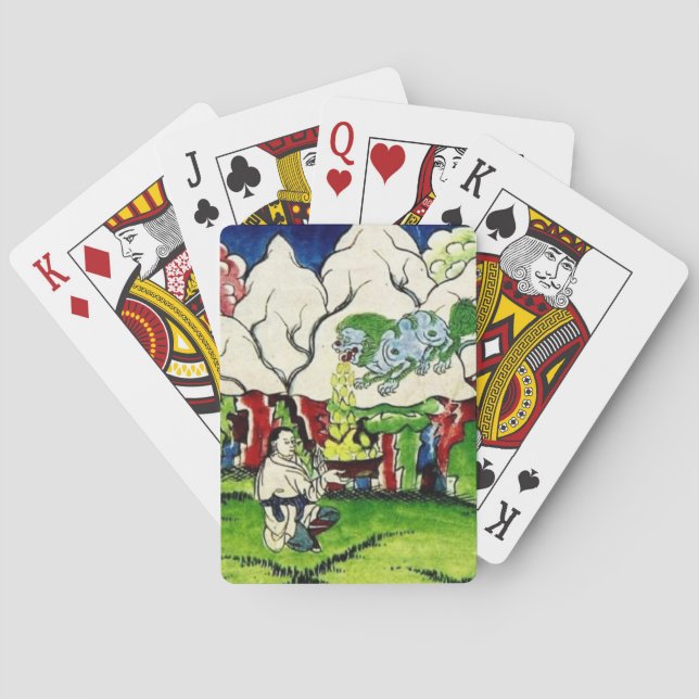 Baraja De Cartas Dragón mitológico (Reverso)