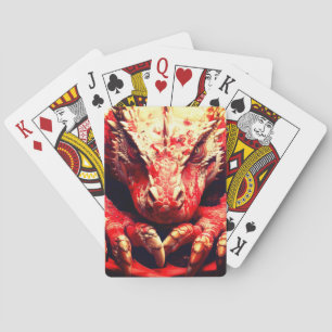 Baraja De Cartas Dragón Rojo