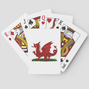 Baraja De Cartas Dragón Rojo de Gales