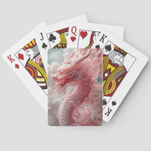 Baraja De Cartas Dragón Rosa De Sueño Entre Las Nubes