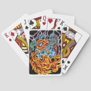 Baraja De Cartas Dragón y cubierta fénix de tarjetas