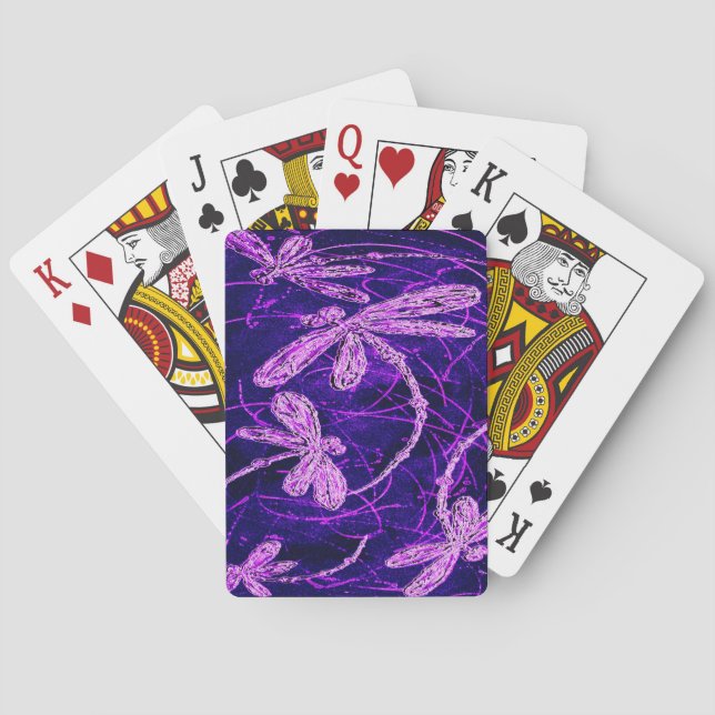 Baraja De Cartas Dragonfly Flit Disco (Reverso)