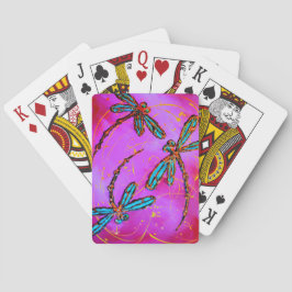 Baraja De Cartas Dragonfly Flit Electric Pink