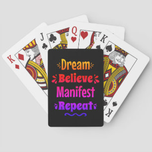 Baraja De Cartas Dream Belim Manifest Repetir - Inspirador