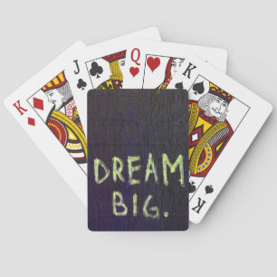 Baraja De Cartas Dream Big Chalk Motivation Inspirador