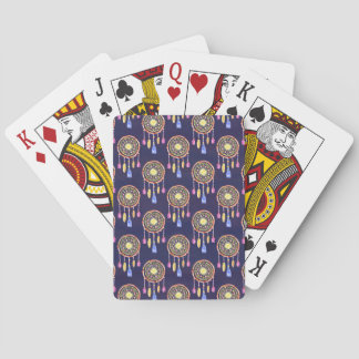 Baraja De Cartas Dreamcatchers Fethers Watercolor Seamless Textura