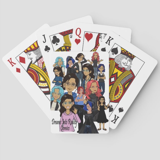 Baraja De Cartas DreamsIntyoRealityComics Ashlyn Tempest Cover Art (Reverso)