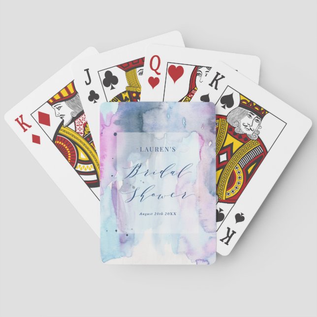 Baraja De Cartas Dreamy Spring Bridal Shower Games Playing Cards (Reverso)
