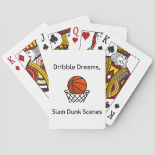 Baraja De Cartas Dribble Dreams, Escenas de Mate de Baloncesto