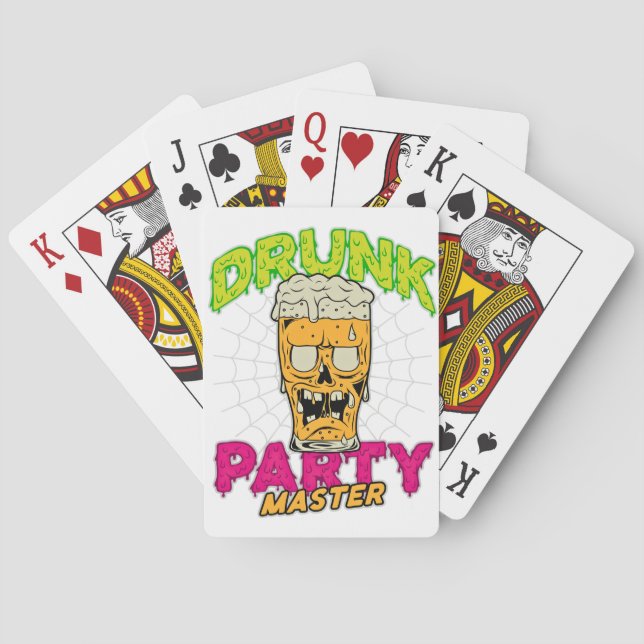 Baraja De Cartas Drunk Zombie Playing Cards (Reverso)