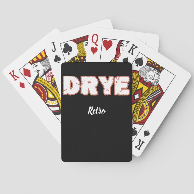 Baraja De Cartas drye text bold thypo (Reverso)