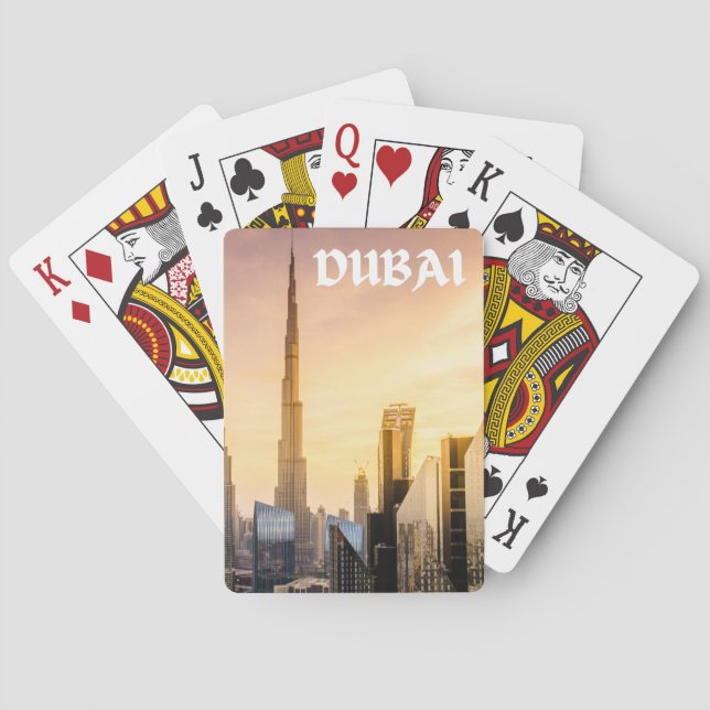 Baraja De Cartas Dubai (Reverso)