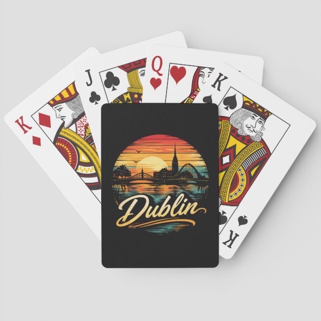 Baraja De Cartas Dublín (Reverso)