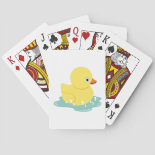 Baraja De Cartas Duckie de caucho