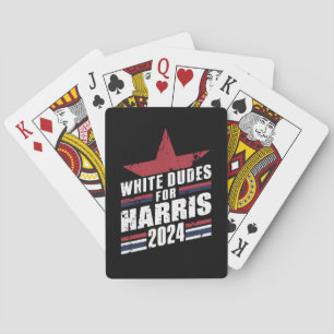 Baraja De Cartas Dudes Blancas Para Kamala Harris 2024