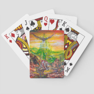 BARAJA DE CARTAS DUEL MÁGICO ENTRE BRADAMANT Y NEGROMANCER