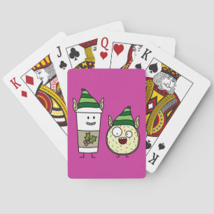 Baraja De Cartas Duende del café y duende loco del buñuelo