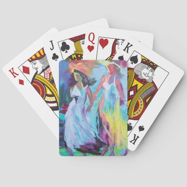Baraja De Cartas Dulce Brisa Pintura Original (Reverso)