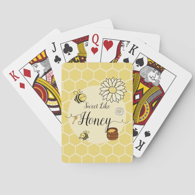 Baraja De Cartas Dulce Como Miel Cute Little Bee (Reverso)