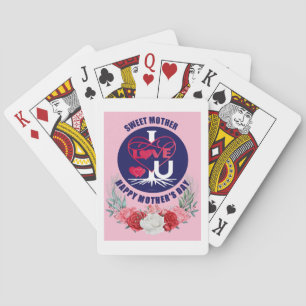 Baraja De Cartas Dulce madre te amo feliz día de la madre